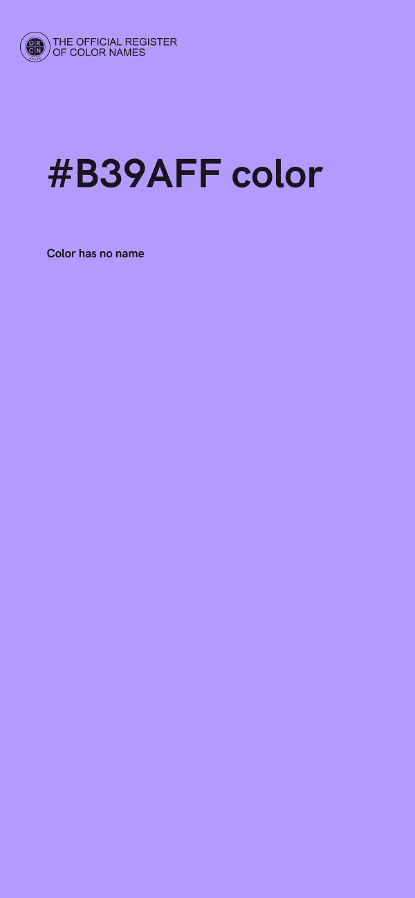 #B39AFF color image