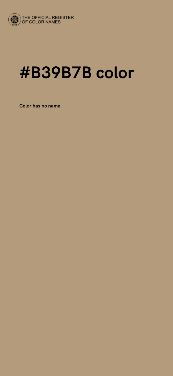 #B39B7B color image