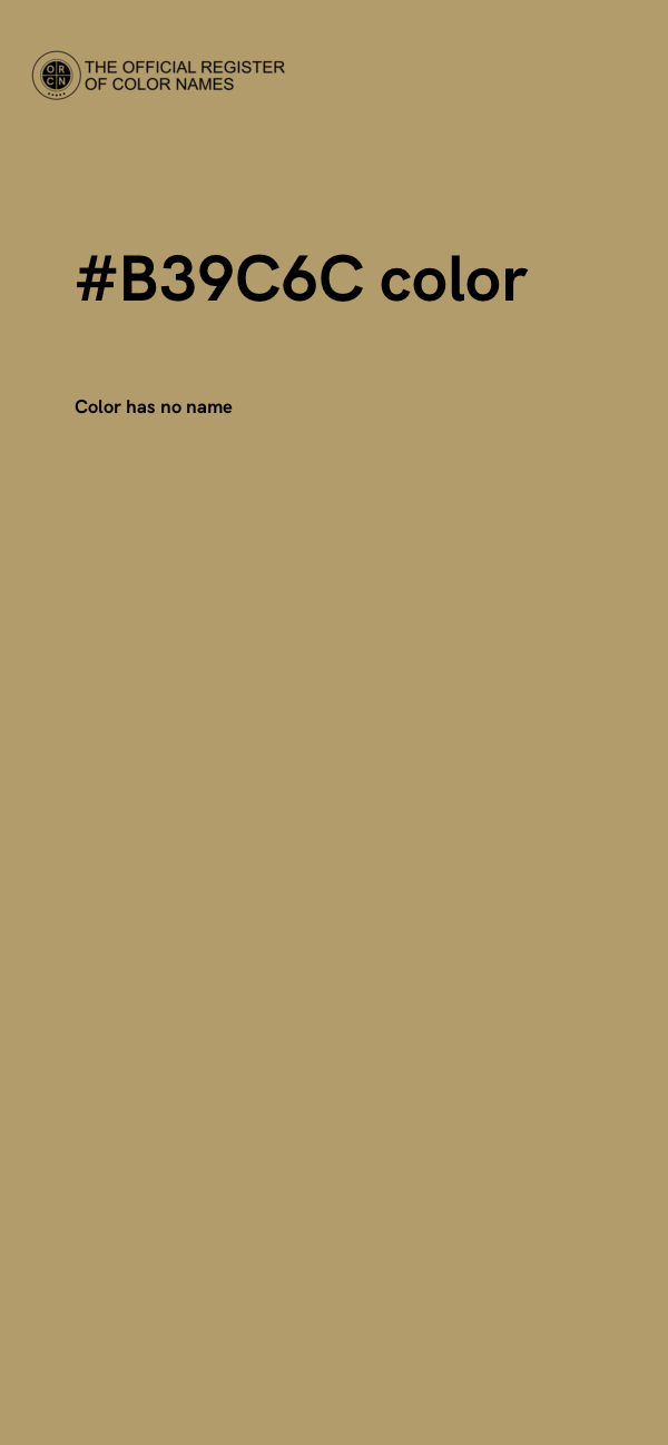 #B39C6C color image