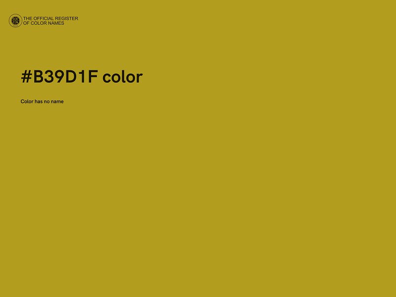 #B39D1F color image