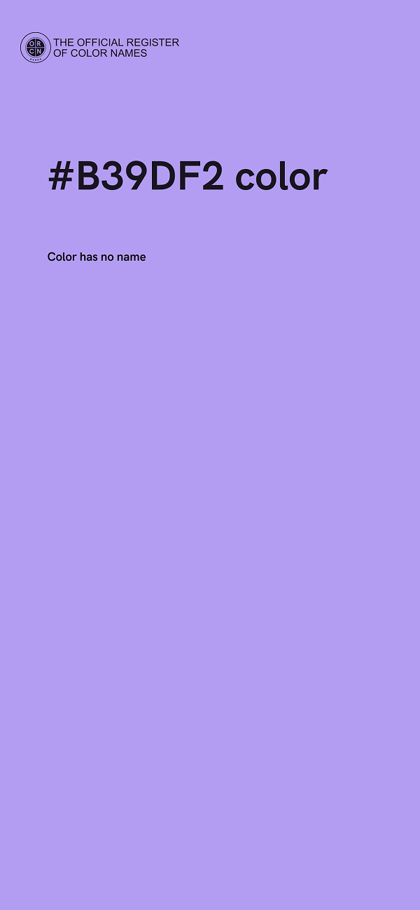 #B39DF2 color image