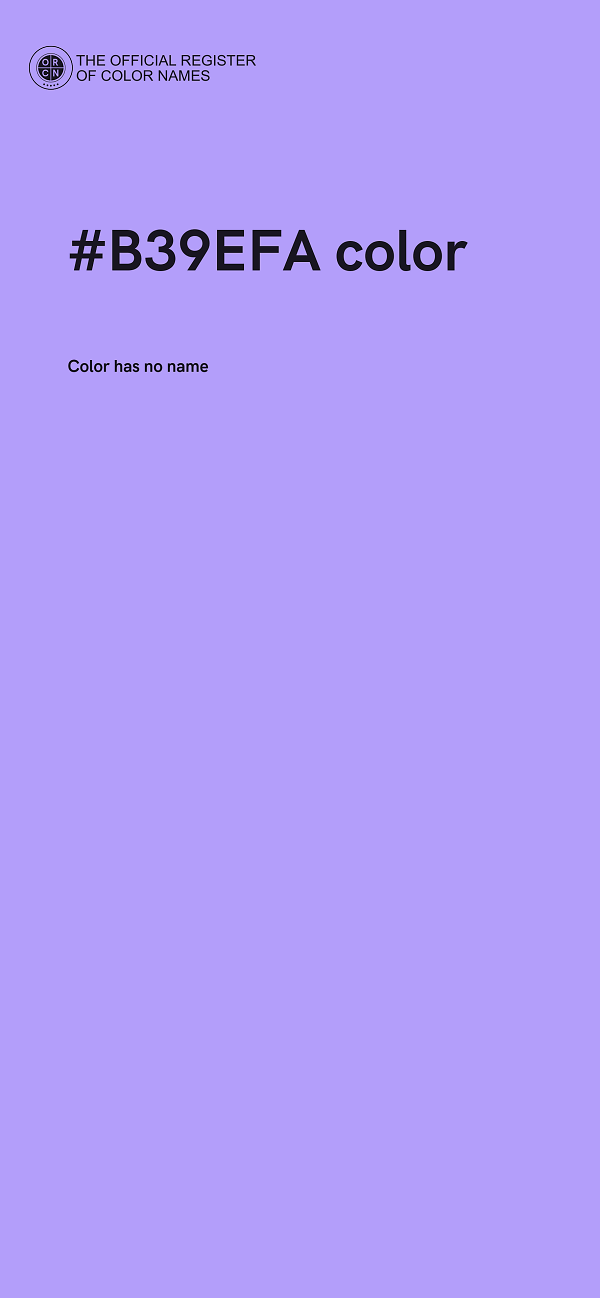 #B39EFA color image
