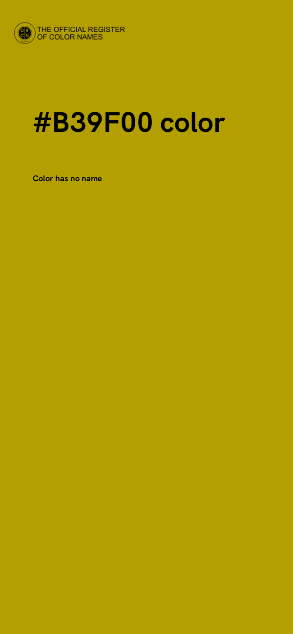 #B39F00 color image