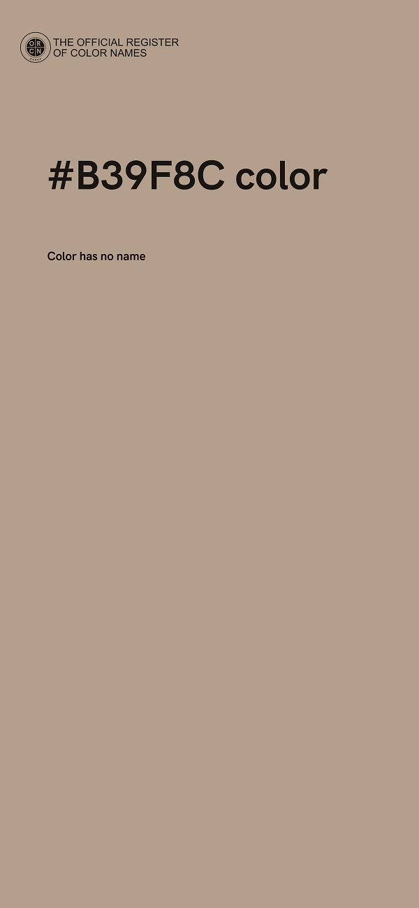 #B39F8C color image