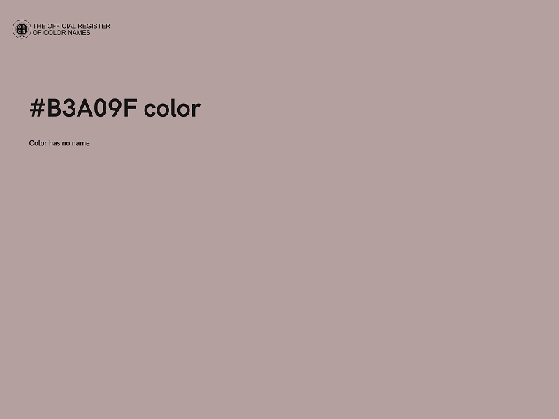 #B3A09F color image