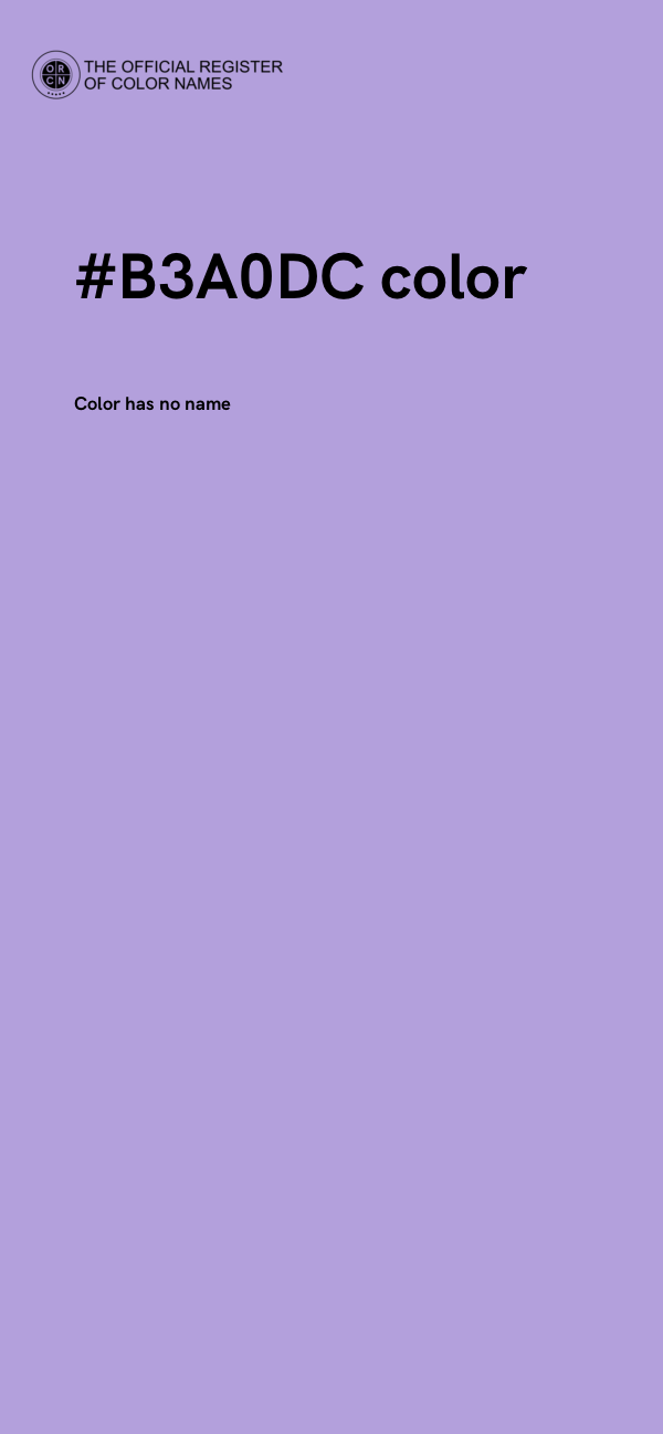 #B3A0DC color image