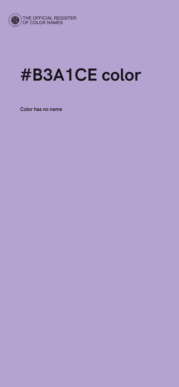 #B3A1CE color image