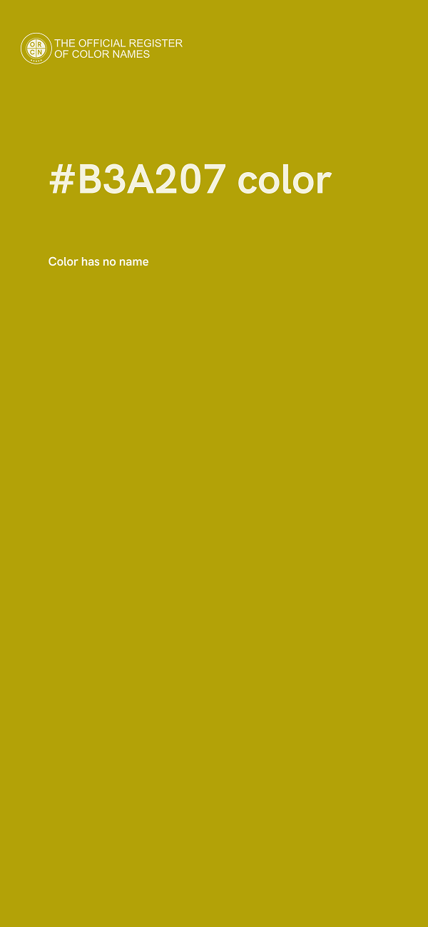 #B3A207 color image
