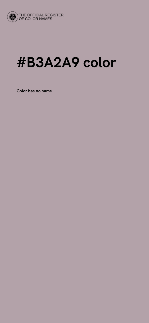 #B3A2A9 color image