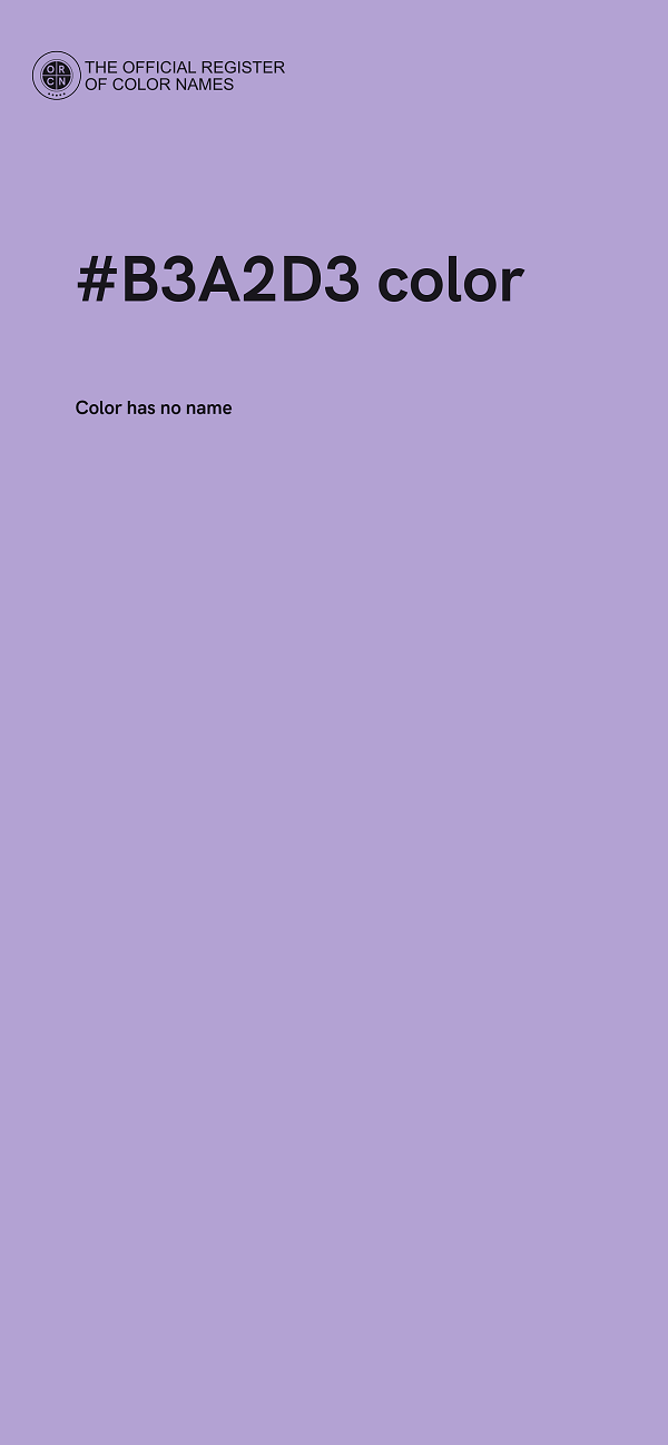 #B3A2D3 color image