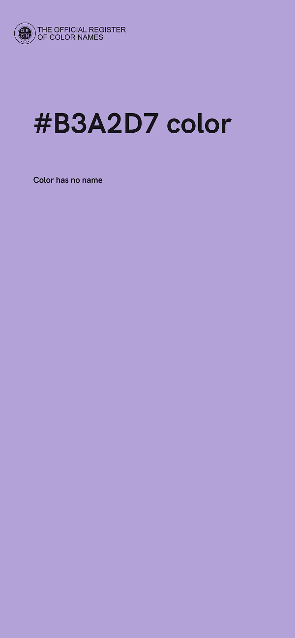 #B3A2D7 color image