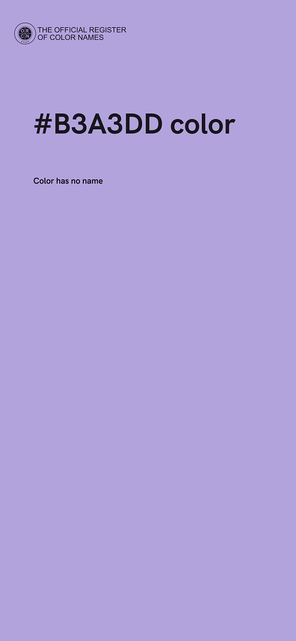 #B3A3DD color image