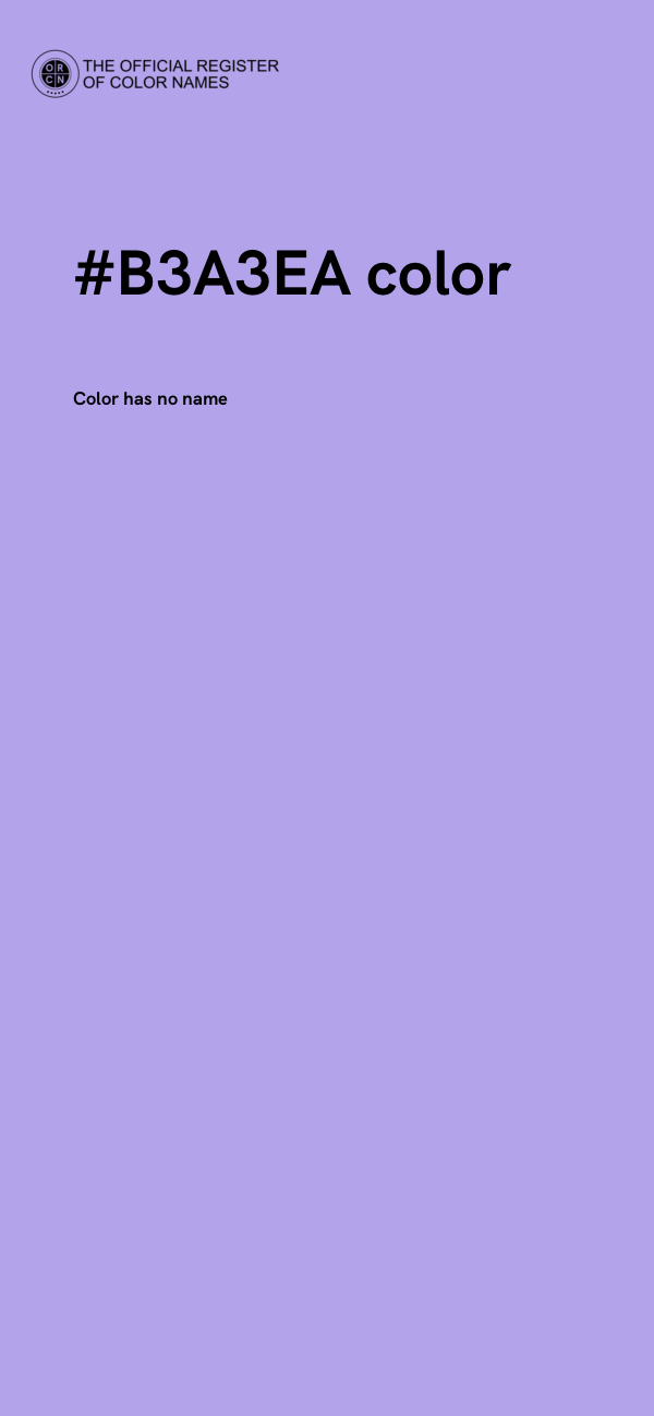#B3A3EA color image