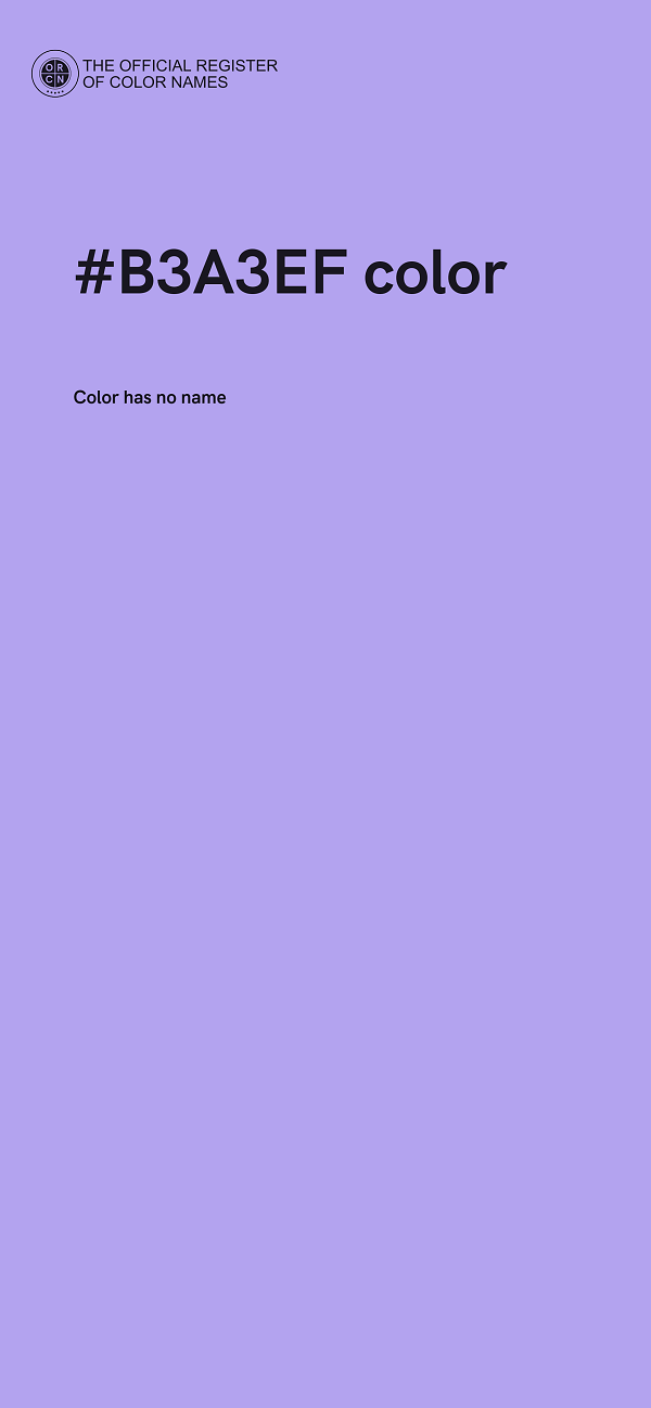 #B3A3EF color image