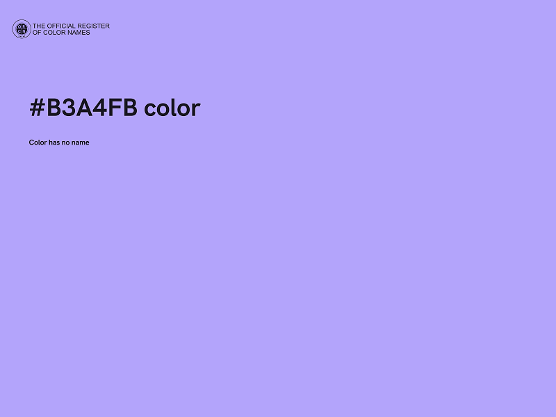 #B3A4FB color image