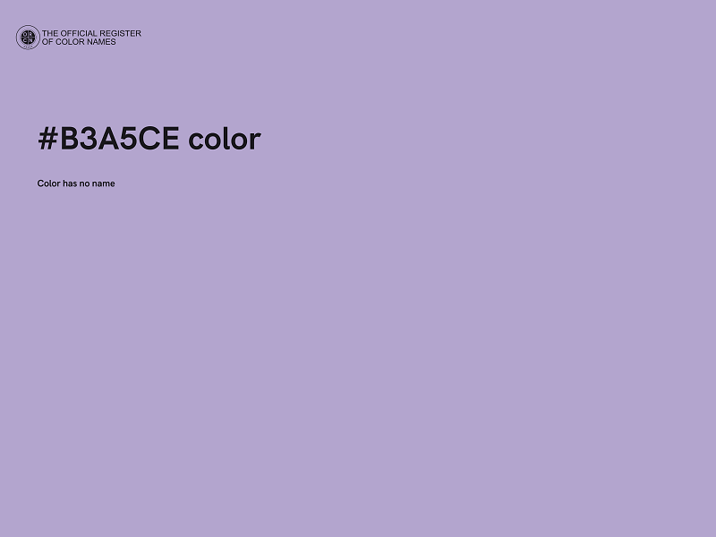 #B3A5CE color image