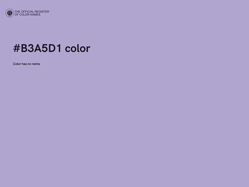 #B3A5D1 color image