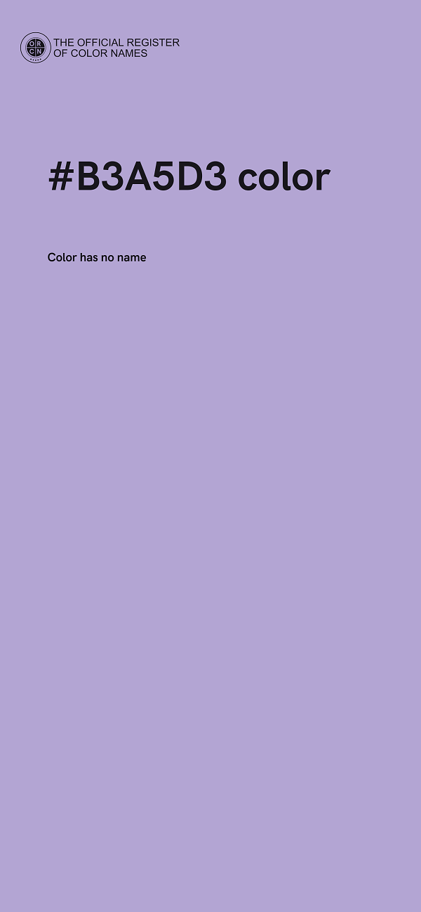#B3A5D3 color image