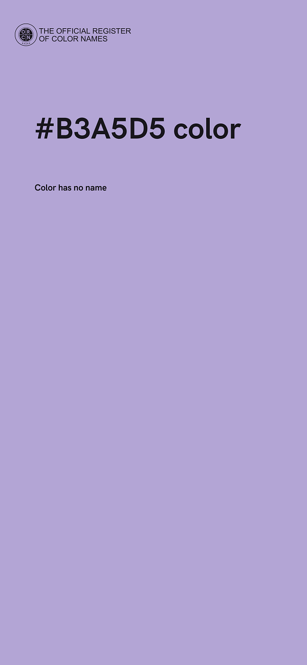 #B3A5D5 color image