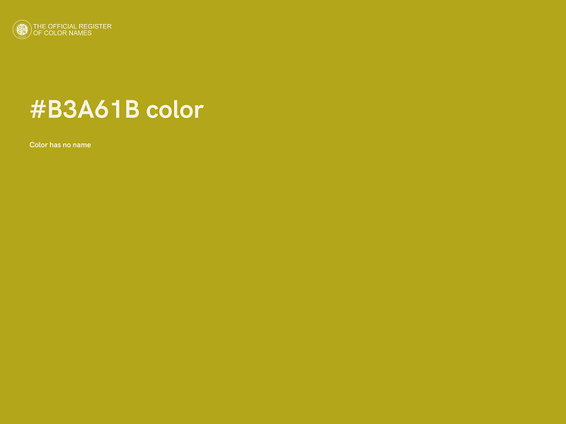 #B3A61B color image