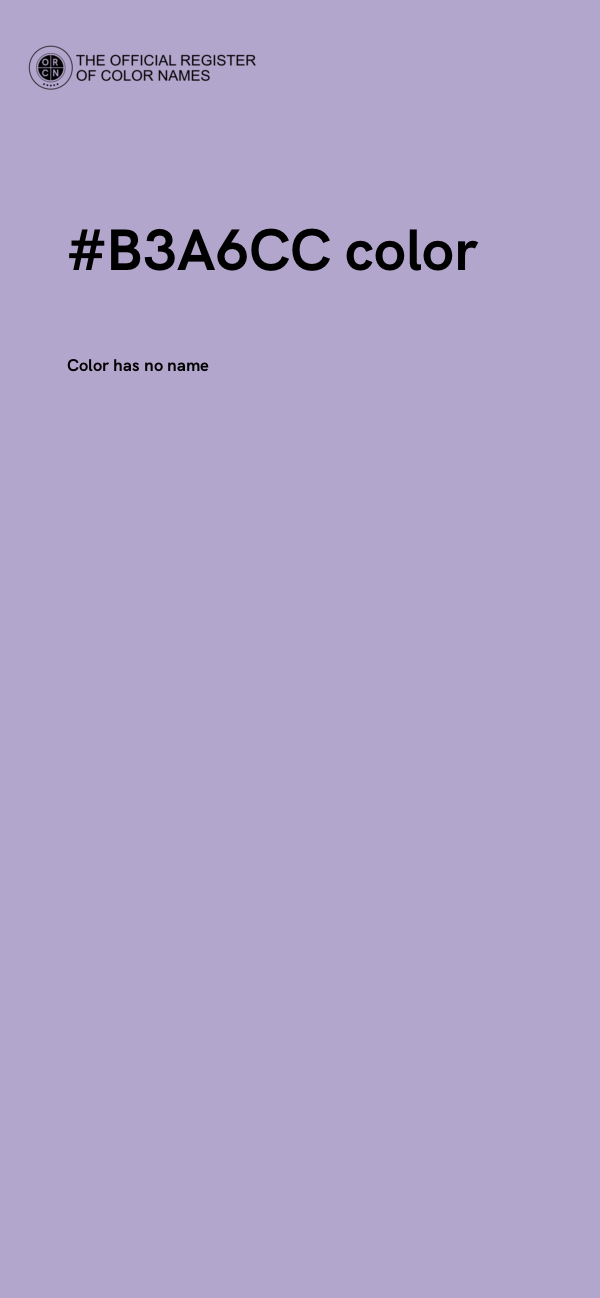 #B3A6CC color image
