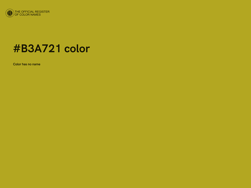 #B3A721 color image