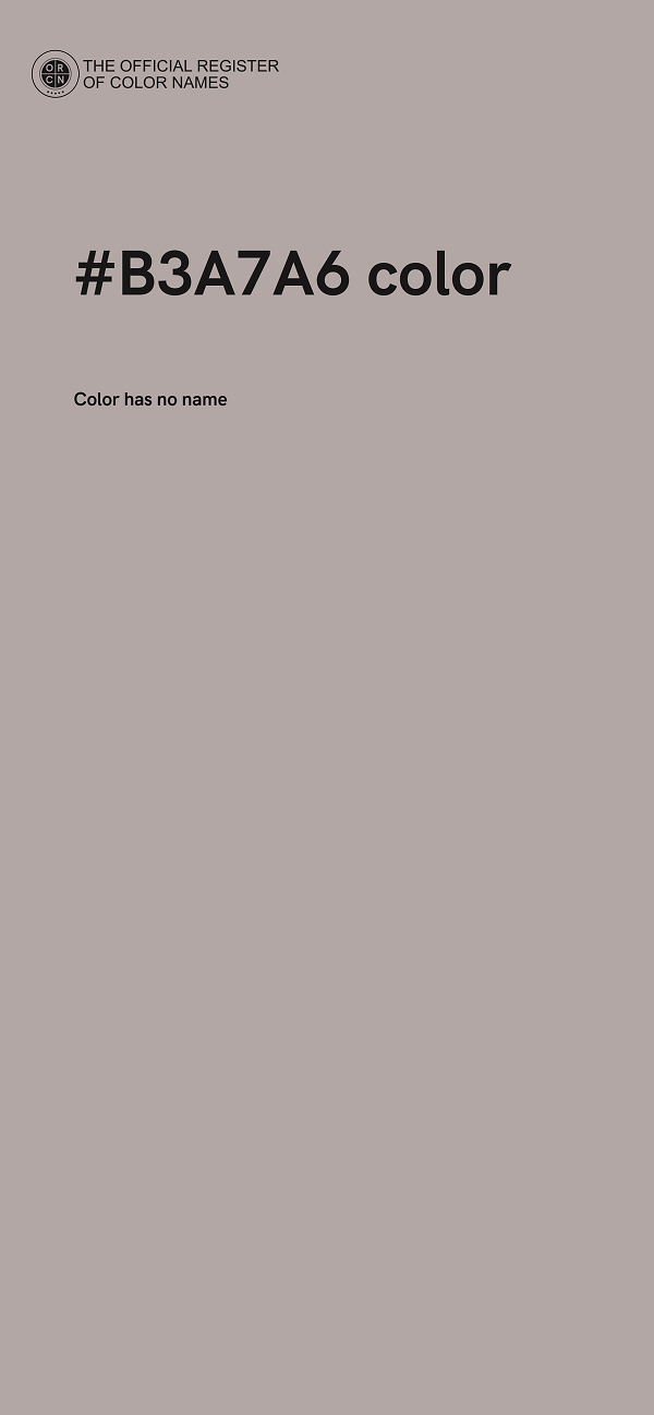 #B3A7A6 color image