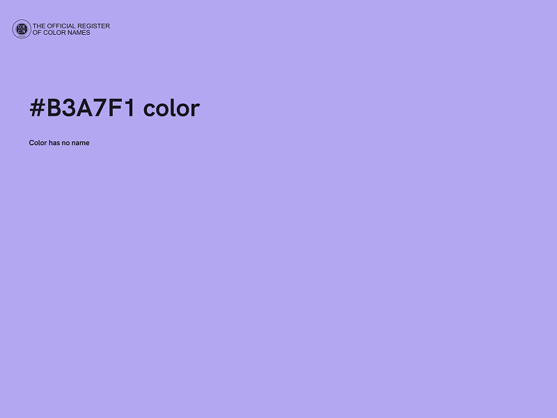 #B3A7F1 color image