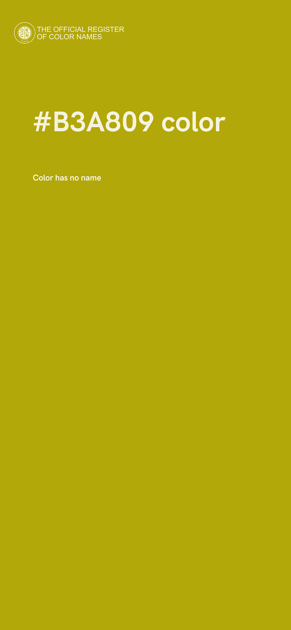 #B3A809 color image