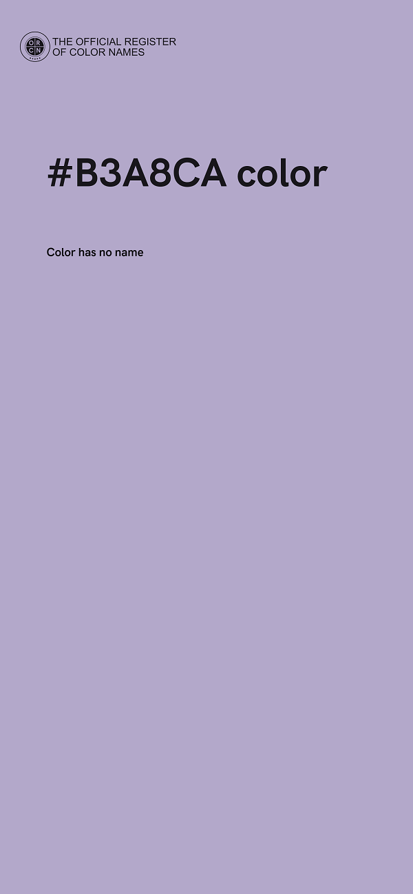 #B3A8CA color image
