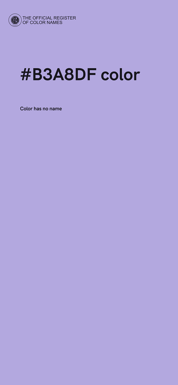 #B3A8DF color image