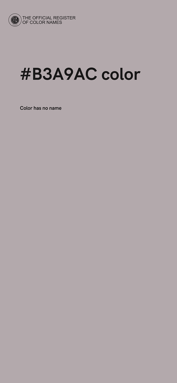 #B3A9AC color image