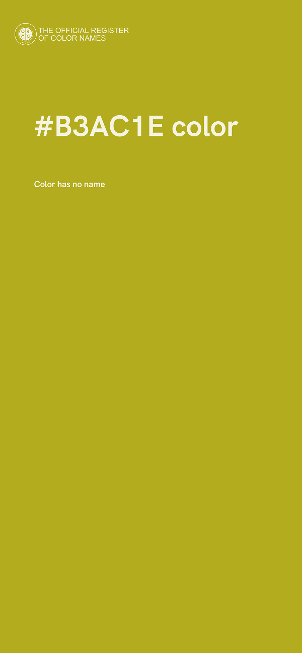 #B3AC1E color image