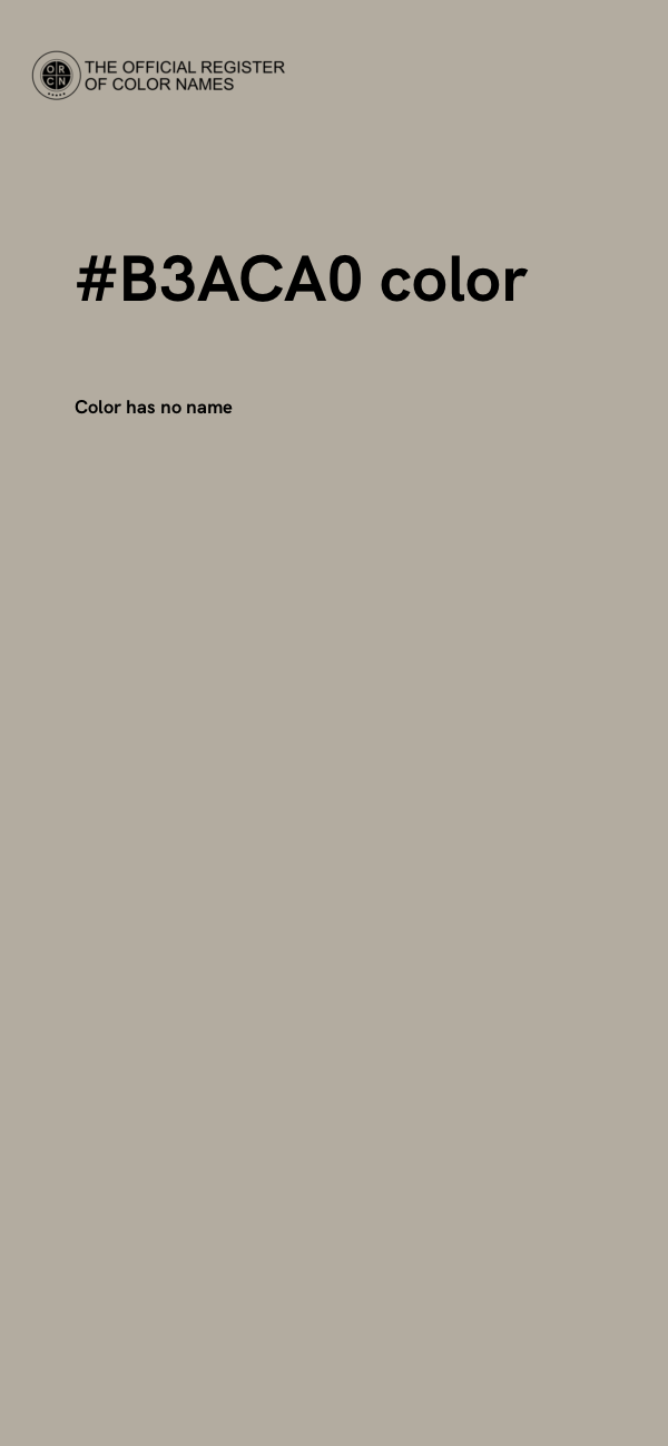 #B3ACA0 color image