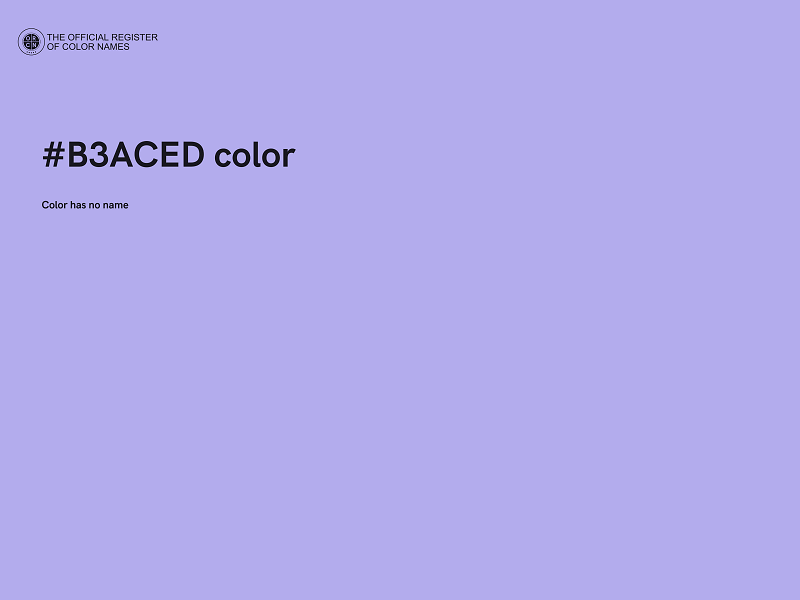 #B3ACED color image