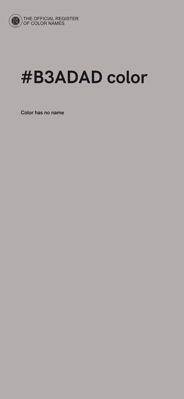 #B3ADAD color image