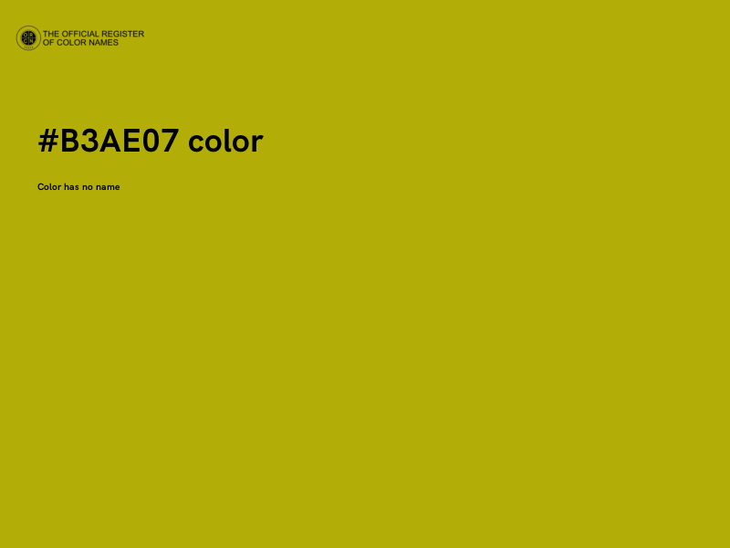 #B3AE07 color image