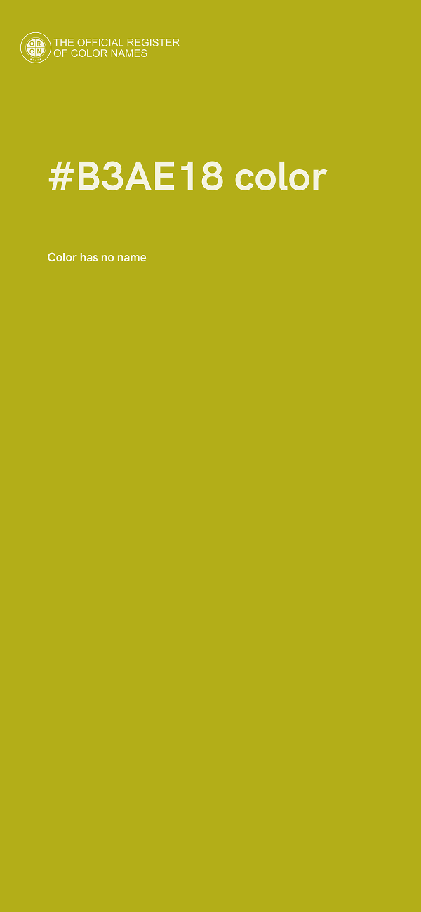 #B3AE18 color image