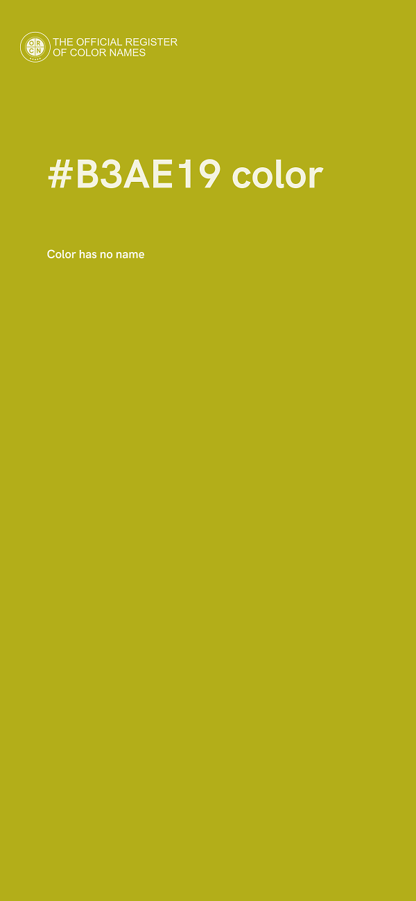#B3AE19 color image