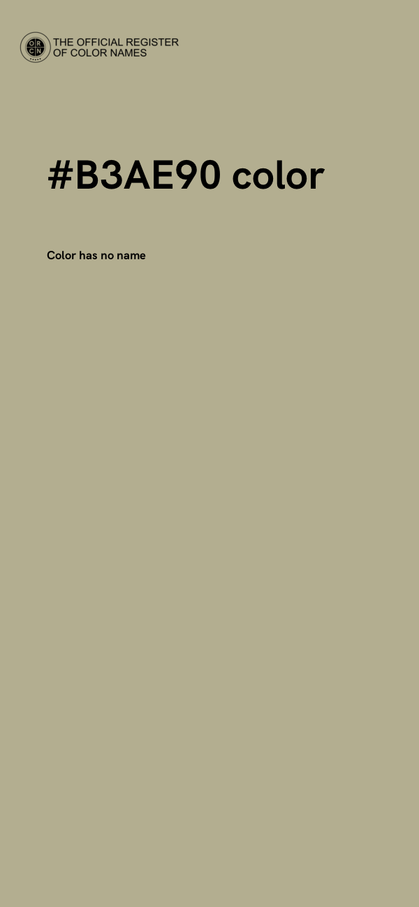 #B3AE90 color image