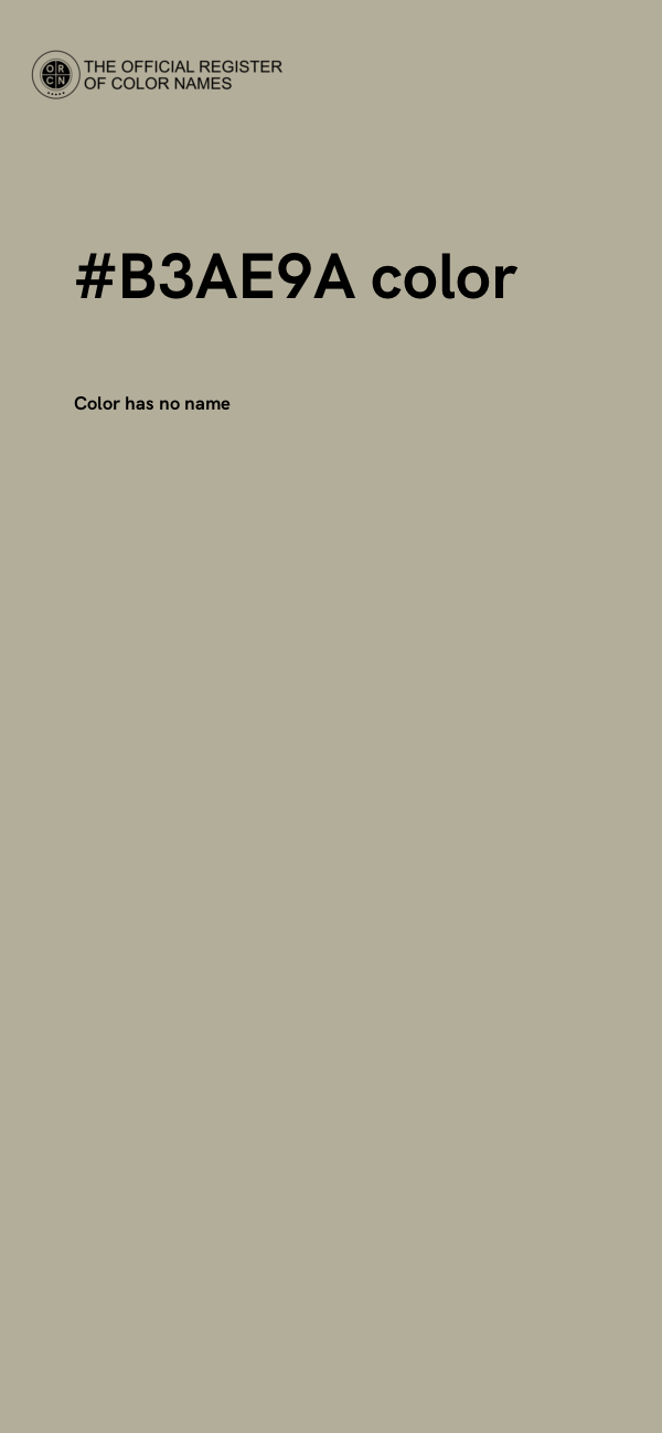 #B3AE9A color image