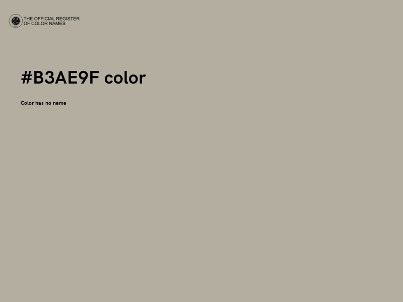 #B3AE9F color image