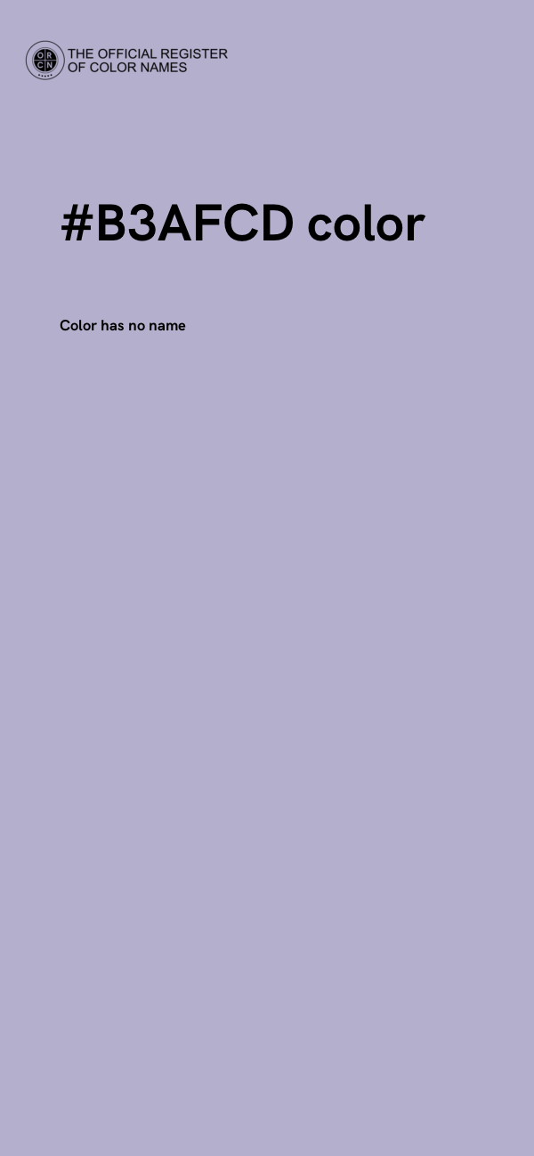 #B3AFCD color image
