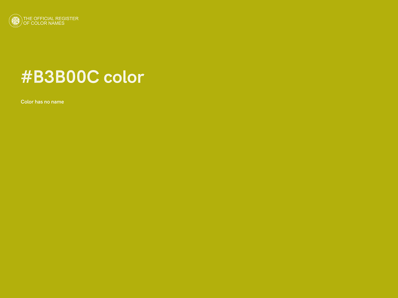 #B3B00C color image