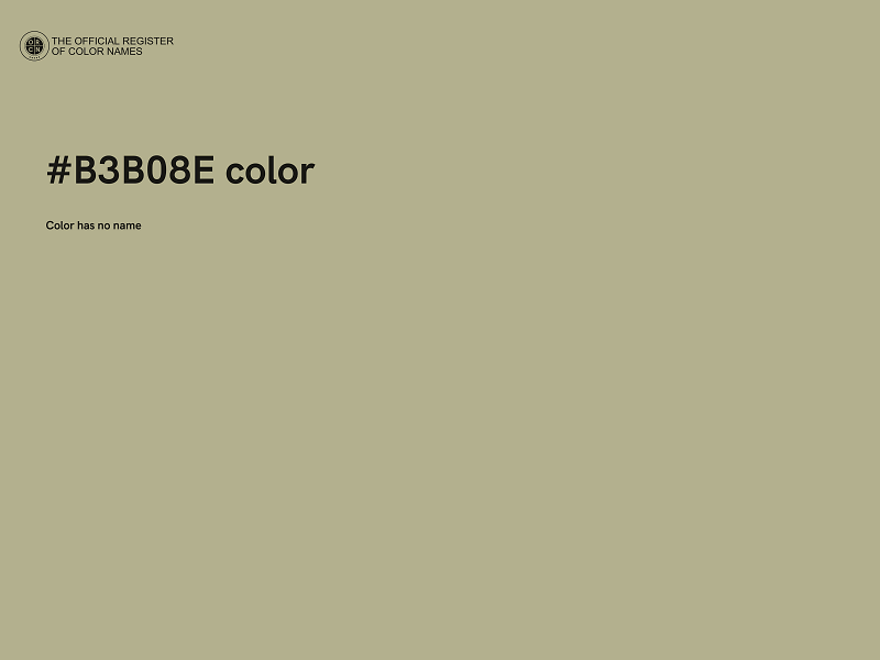 #B3B08E color image