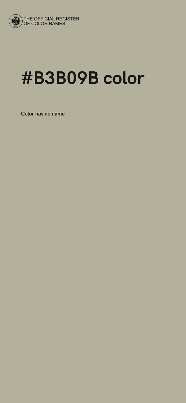 #B3B09B color image