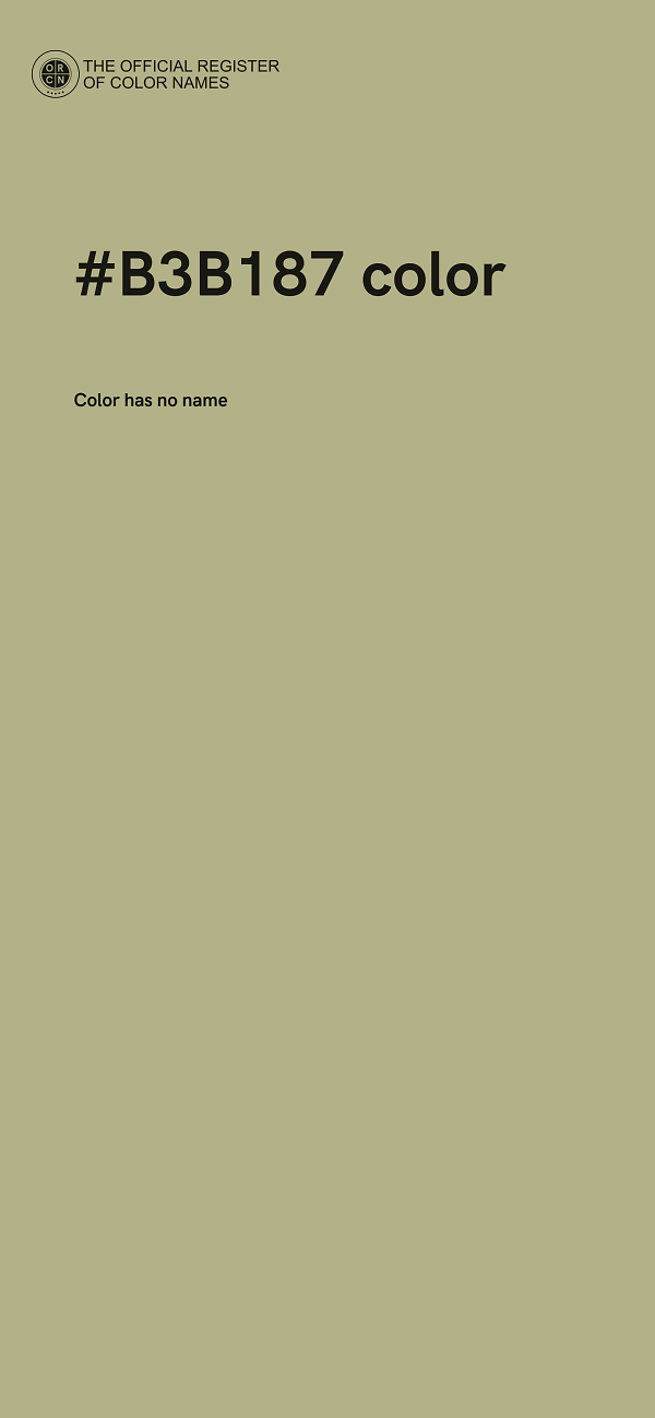 #B3B187 color image