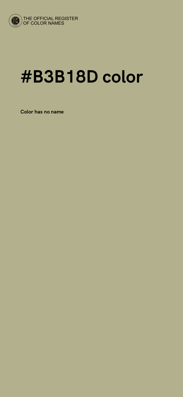 #B3B18D color image