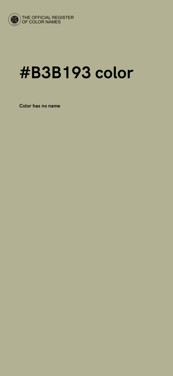 #B3B193 color image