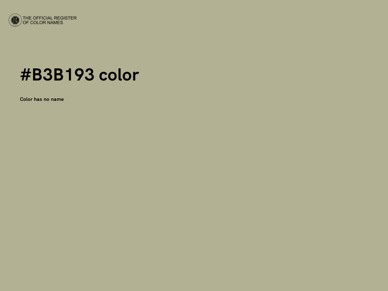 #B3B193 color image